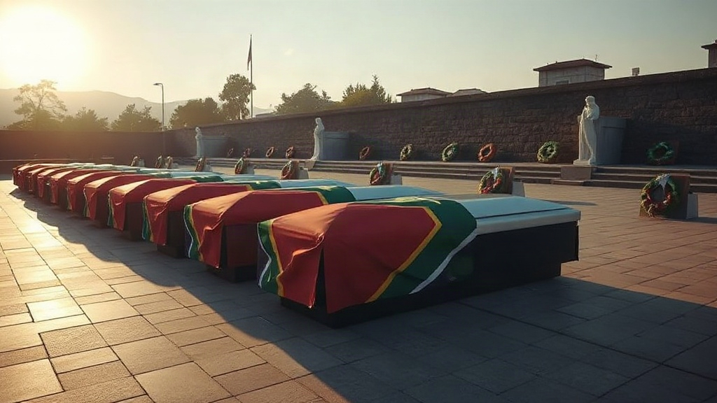 Remains of 42 freedom fighters return home from Zambia and Zimbabwe