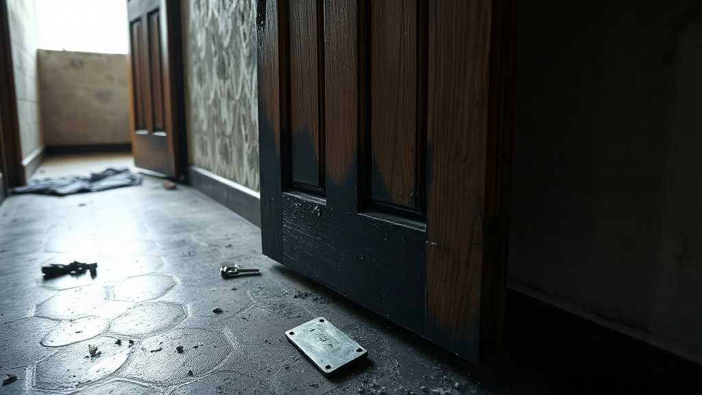 Editorial illustration of Stellenbosch student, 19, fights burns after fire set under his bedroom door